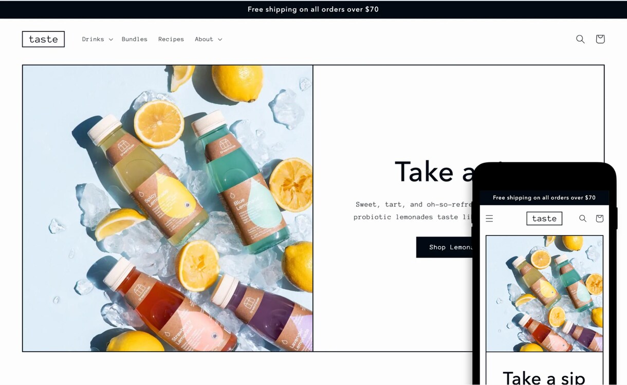 オンラインショップのデザイン変更します Shopifyで制作したサイトのデザイン変更を行います イメージ7