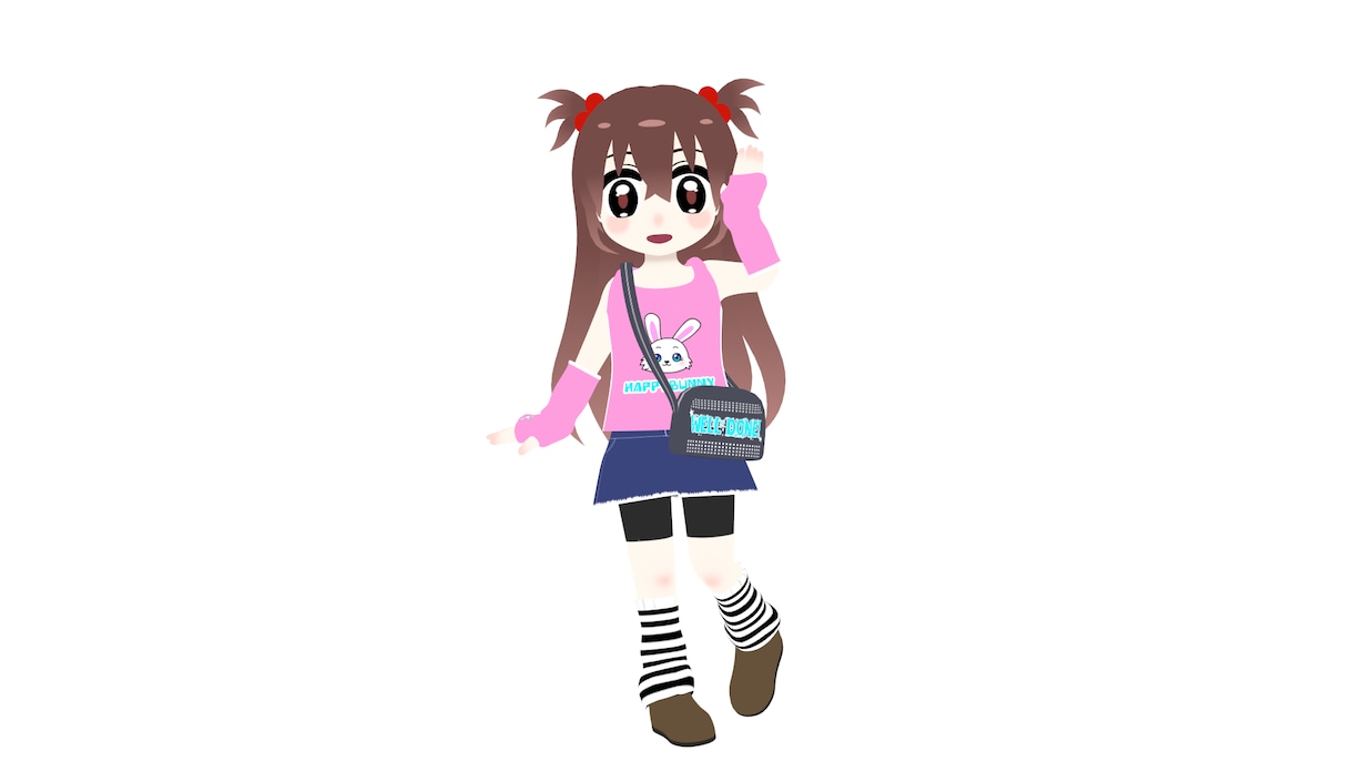 VTuberさん向けデフォルメ3Dモデル作成します ちまっとかわいいデフォルメ3Dモデルを作ります！ イメージ7