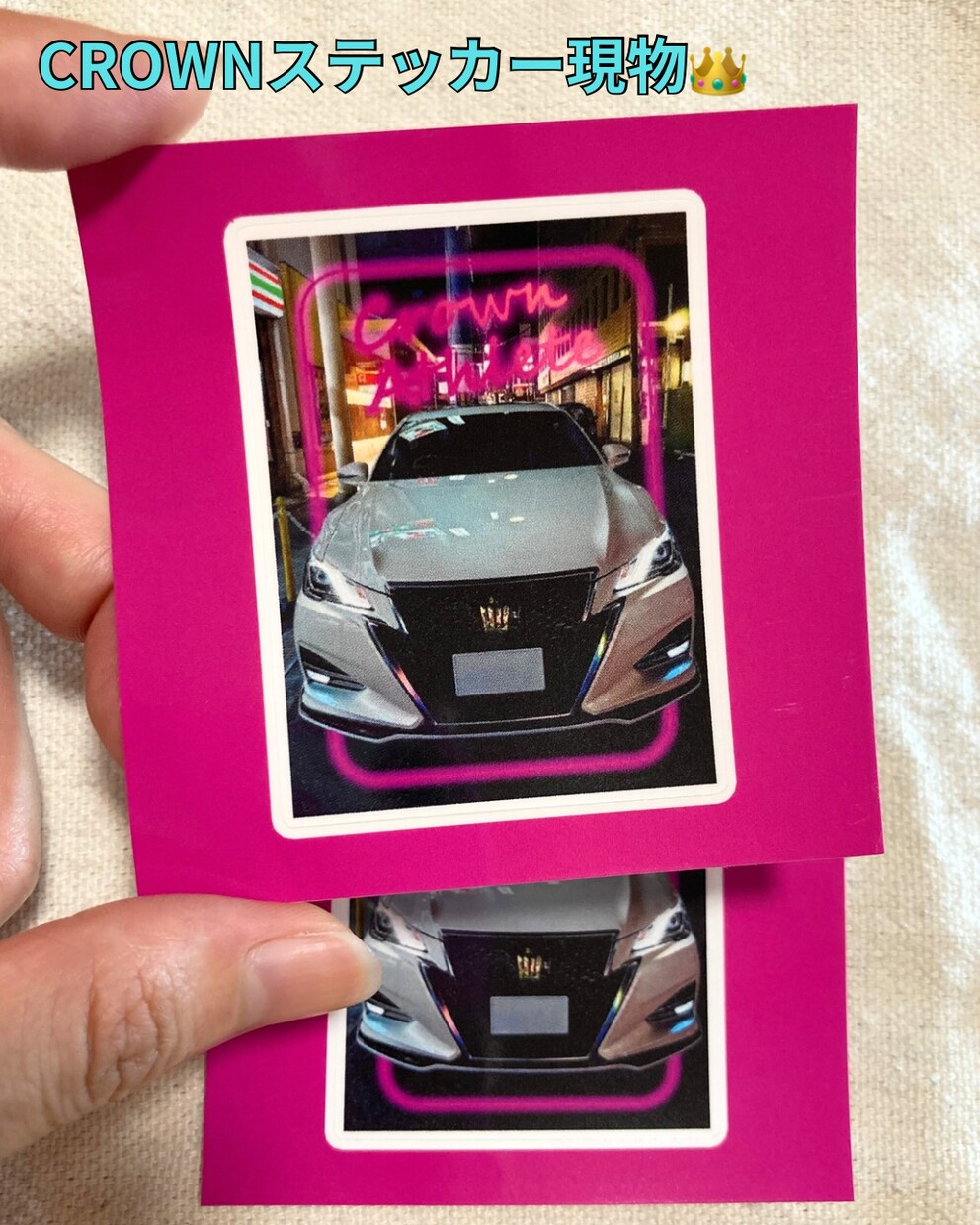 車好きの為のステッカーデザイン作成します デザインお任せもOK！使用したい写真をお送り下さい！ イメージ1