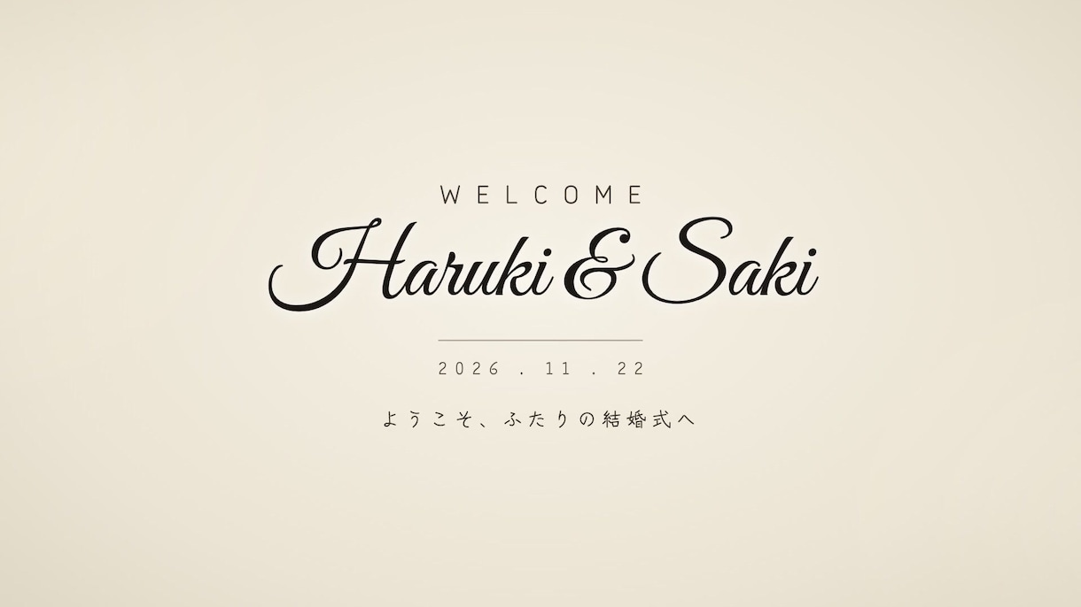 8mm風！結婚式オープニングムービー作ります ISUM申請不要・オリジナル曲つき 映写機から始まる入場前 イメージ6