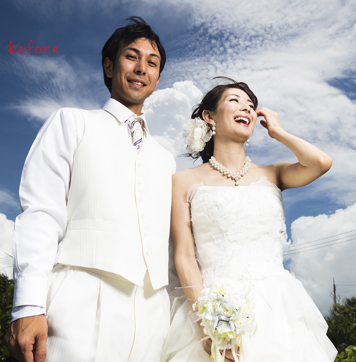 大切な前撮り・結婚式写真のレタッチをします 8組限定モニター¥1,500｜大切な1枚を心を込めて届けます イメージ5