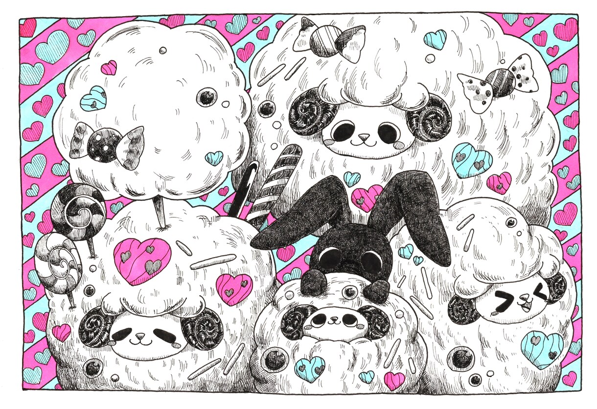 あなたのために絵を描きます 可愛くて不思議な世界をお届けします イメージ4