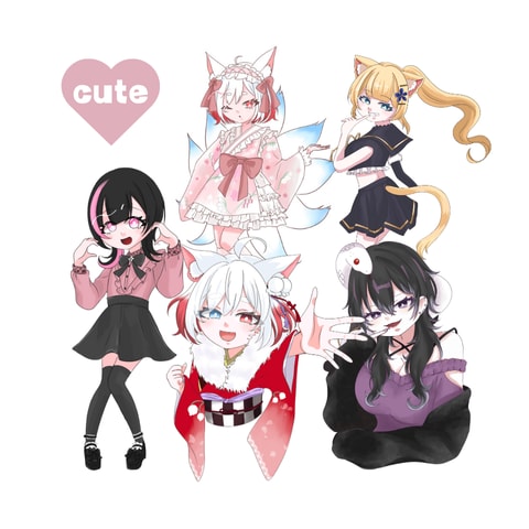 個性溢れるミニキャライラスト描きます 商用利用◎｜ご予算相談◎｜選べる絵柄2種 イメージ7