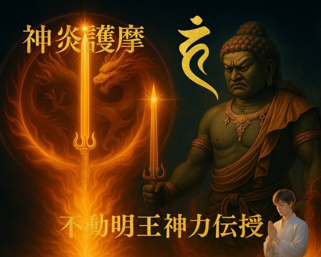神炎護摩不動明王神力で気力・集中力・活力特化します 護摩祈祷を常時してるエネルギー。希少聖なる護摩の炎の器 イメージ1