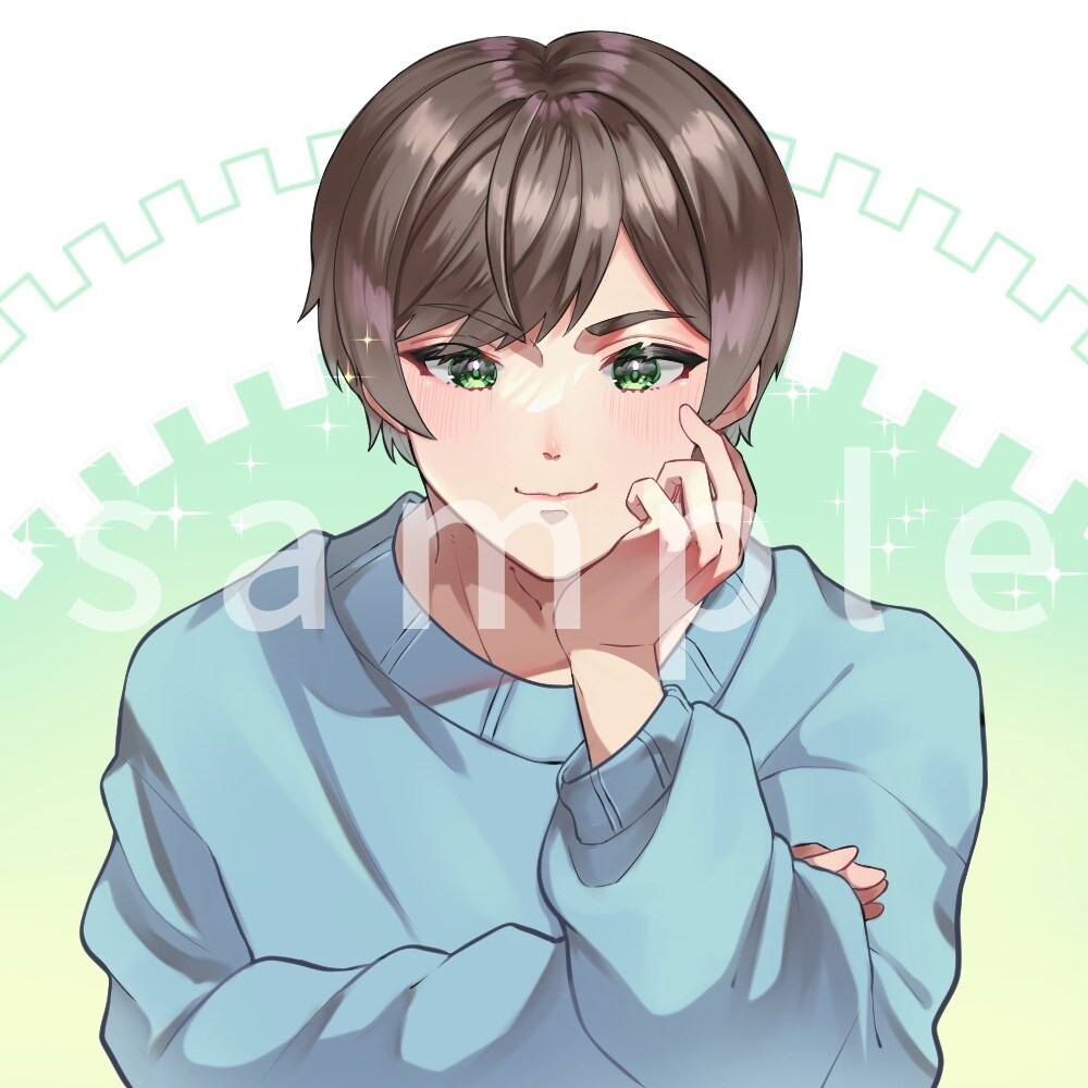 かわいいアイコン描きます かっこかわいいキラキラしたアイコン！ イメージ4