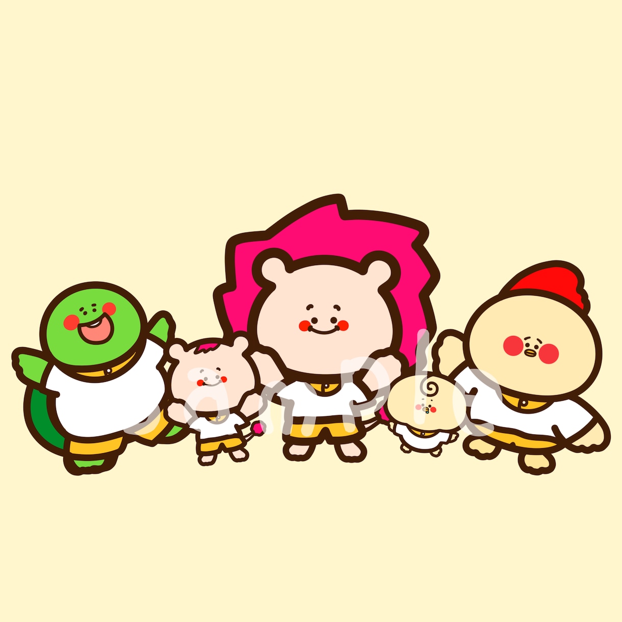 見た瞬間に心に残る、ポップで可愛いイラスト描きます 明るく親しみやすく、挿絵にも使いやすい！商用利用可○ イメージ5