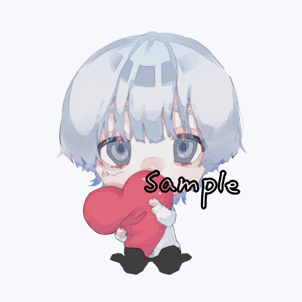 SNSアイコン可愛いちびキャラ描きます 小物1点無料！かわいいやみかわデフォルメ イメージ2