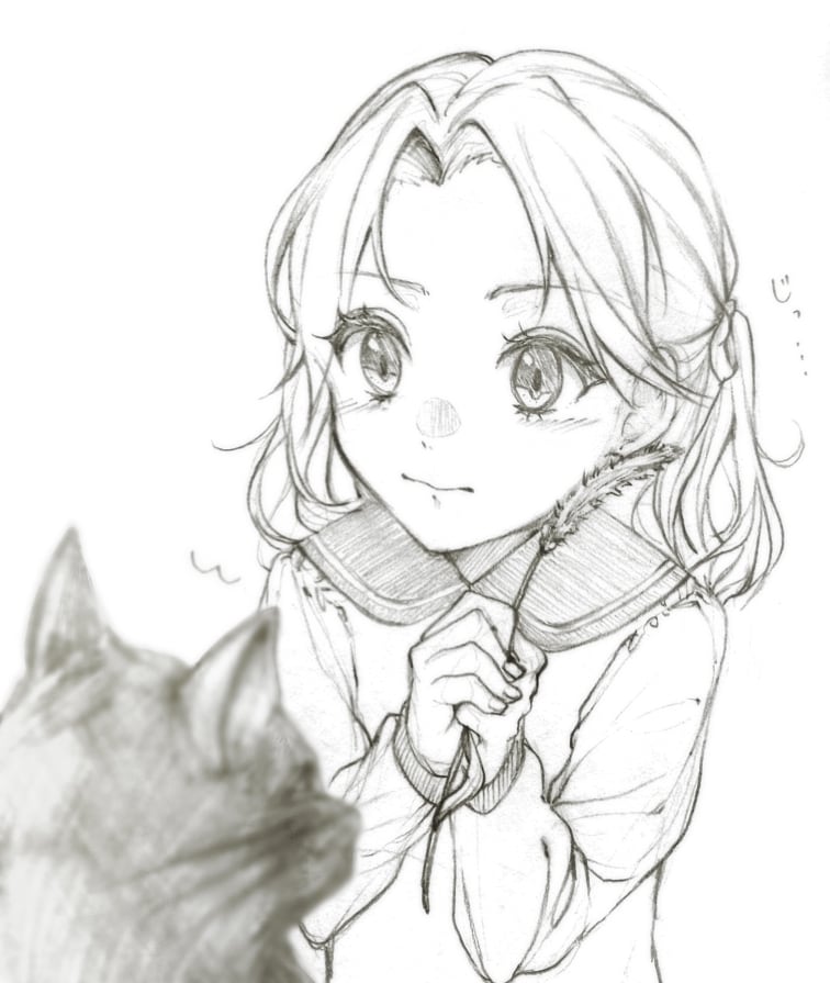 鉛筆アナログイラスト・挿絵作成します 繊細な線画イラスト、お届けいたします✉ イメージ8