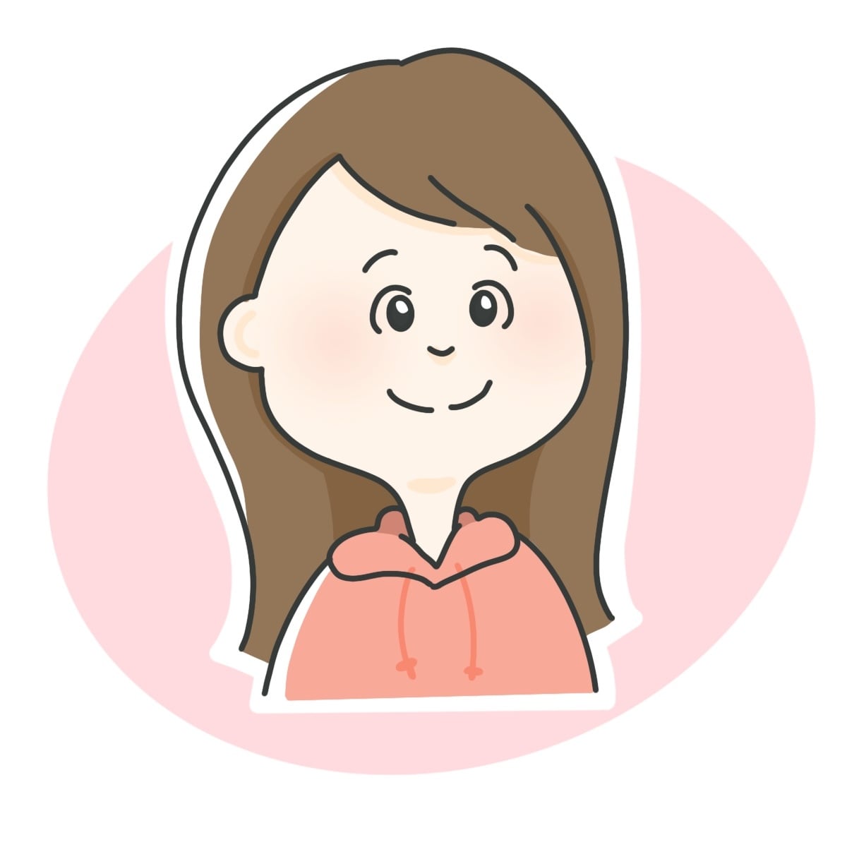 SNS用かわいいタッチの似顔絵アイコン描きます シンプル可愛い似顔絵描きます。即日対応可！SNSにどうぞ♪ イメージ2