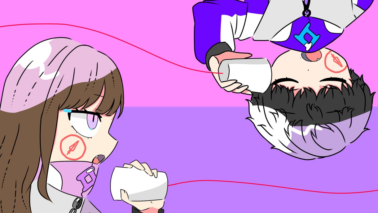 アイコン･夢絵･歌ってみたサムネ等お描きします 夢女による寄り添った丁寧かつこだわりのイラスト作成！ イメージ3