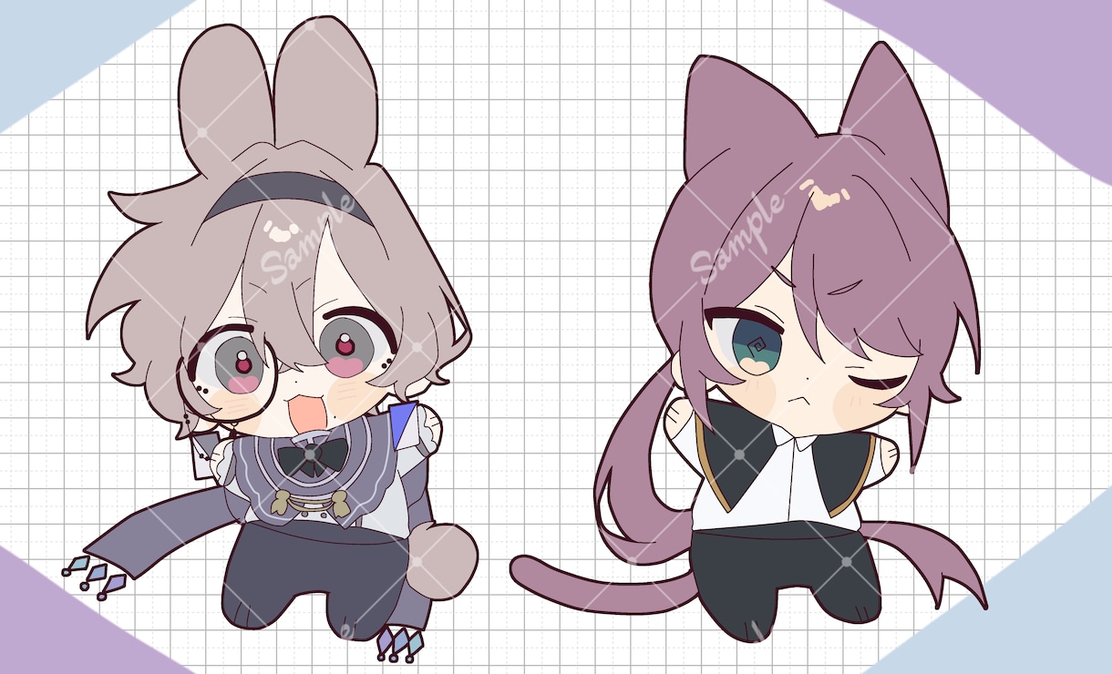 超絶可愛いちっちゃいキャラクター描きます ぷにっとかわいいちっちゃいキャラクターをお描きします！ イメージ2