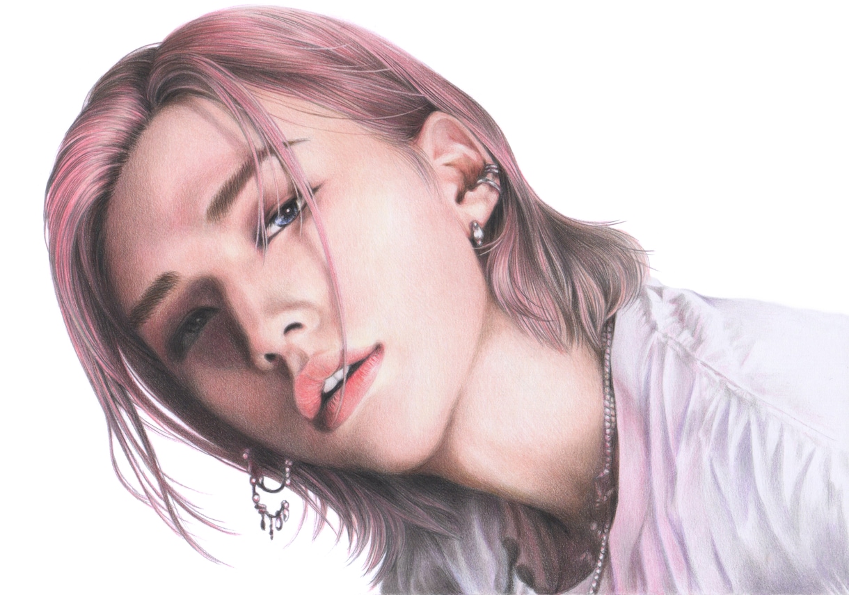 ハイクオリティな似顔絵画を、色鉛筆で手描きします 精密描写＊ウェルカムボード＊記念プレゼント＊インテリアアート イメージ2