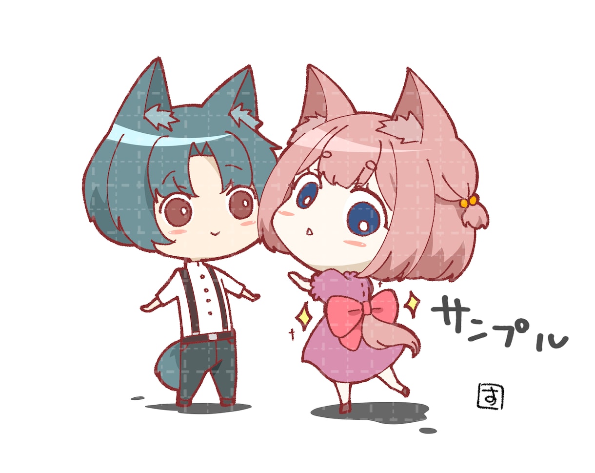 アニメ風アイコン・立ち絵・全身イラスト対応します 表情豊かなアイコン・立ち絵・全身イラストを描きます イメージ7