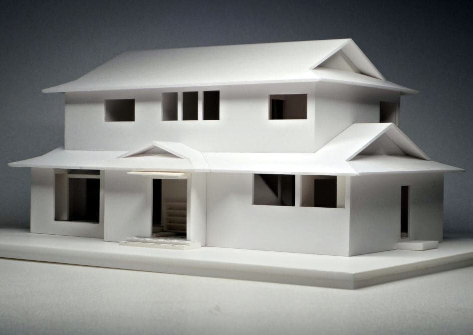 検討用スタディ模型、住宅模型、建築模型を製作します 住宅図面をカタチに、外観、間取り図を具体的なカタチに イメージ7