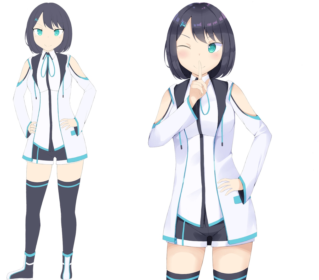 Vのキャラ　動画内等で使うイラスト描きます 元気を与えるような可愛いキャラ描きます イメージ3