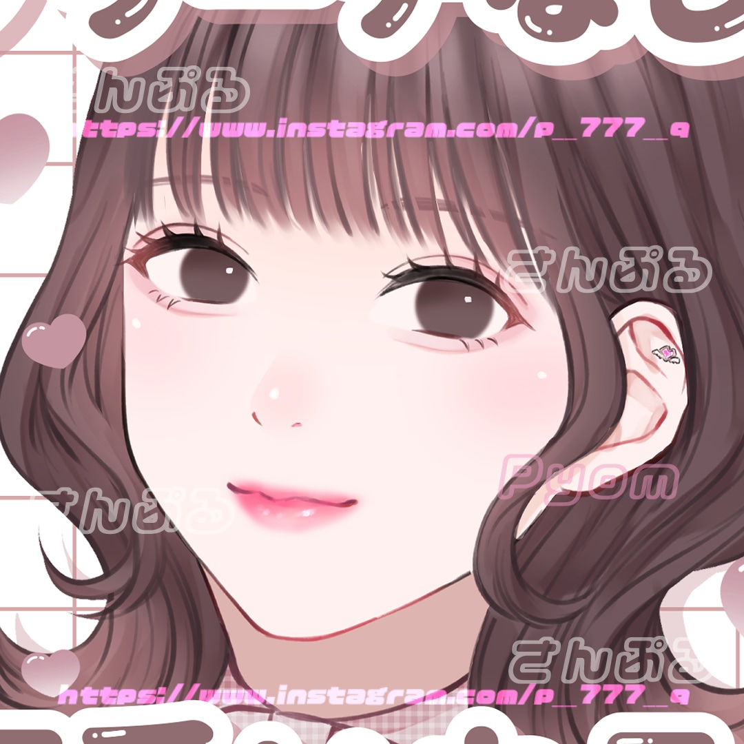 かわいいを発信できる♡イラストをお描きします 地雷♡量産♡推し活♡メイクもヘアメもあなた好みに再現♡ イメージ3