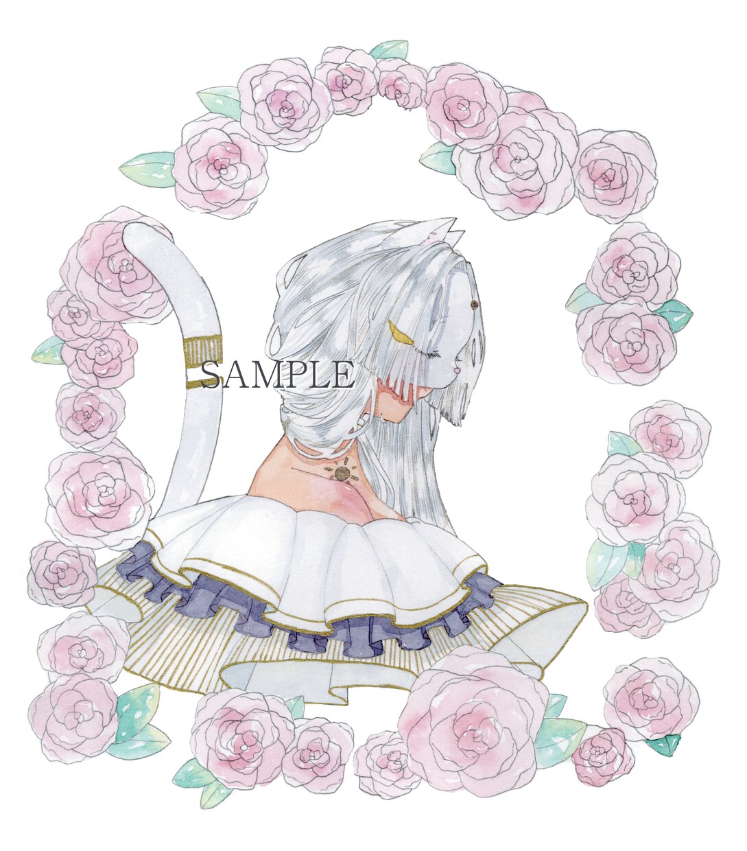ラフ修正何度でも◎透明水彩でイラスト描きます X/YouTube/インスタなど色んな用途で使用可能！ イメージ3