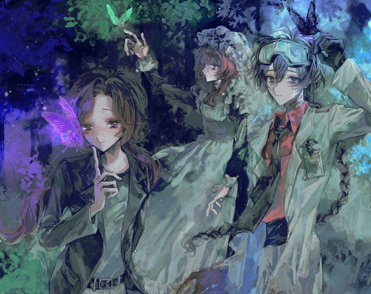 商用利用可！ご要望に合わせてイラスト制作いたします 細かなご要望も歓迎！細部までこだわったイラストが得意です！ イメージ6