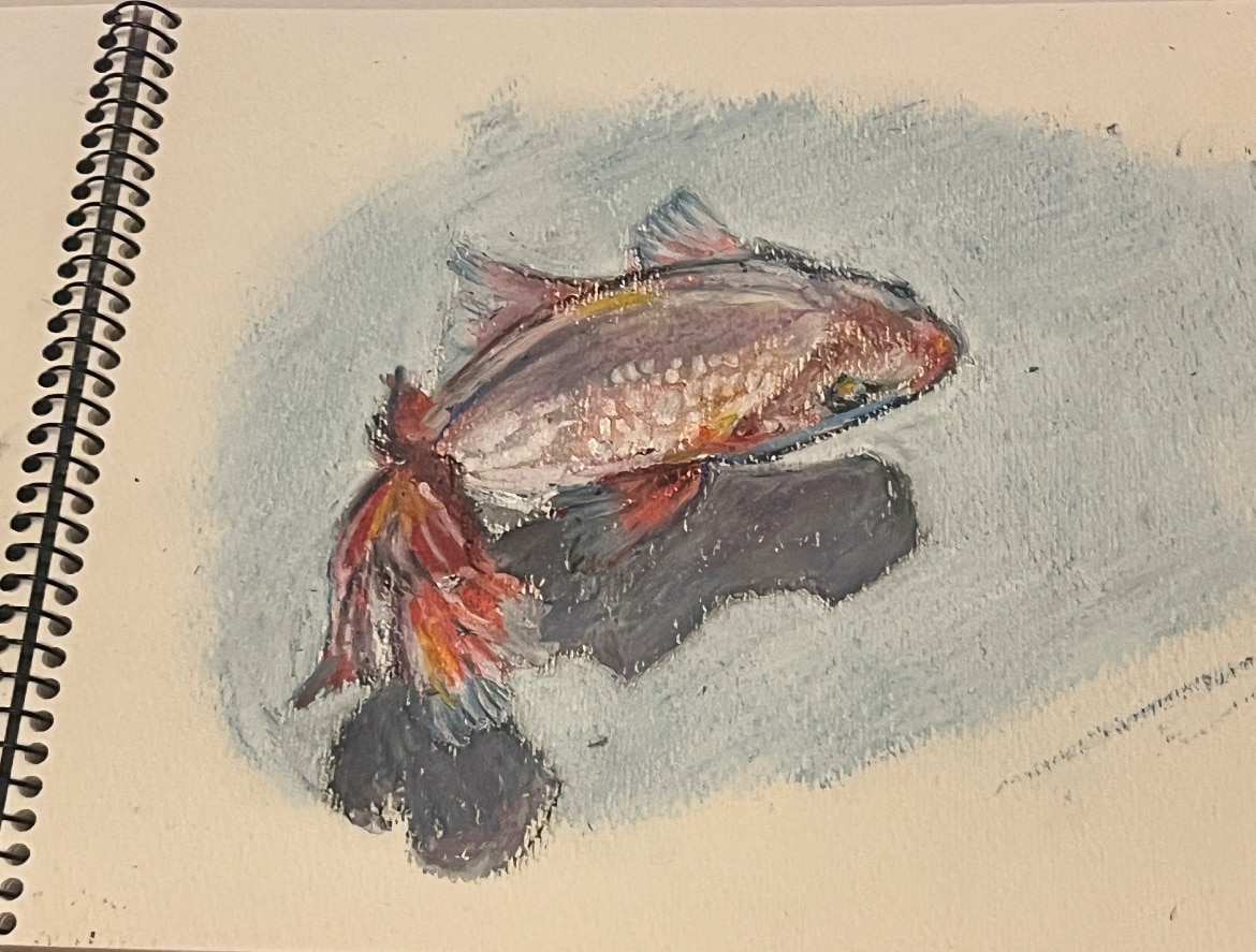 アクリルやクレヨンで絵を描きます ほっこりする絵から、しっかり描き込んだ絵までおまかせください イメージ6