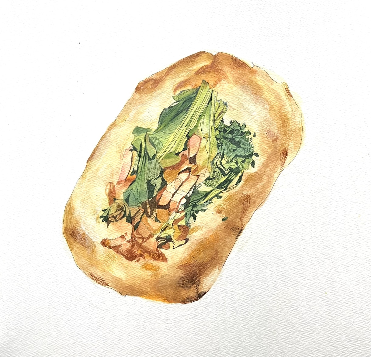 手描き食べ物・お菓子イラストを描きます ペン画＋水彩で丁寧な表現 / 清潔感のあるイラスト作成 イメージ7