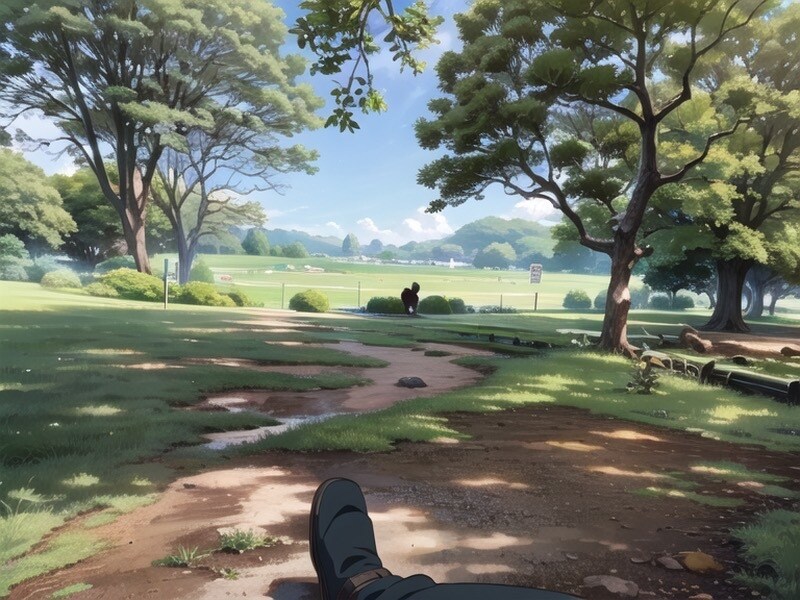 宜しくお願いします 山の景色をイラスト加工しました イメージ3