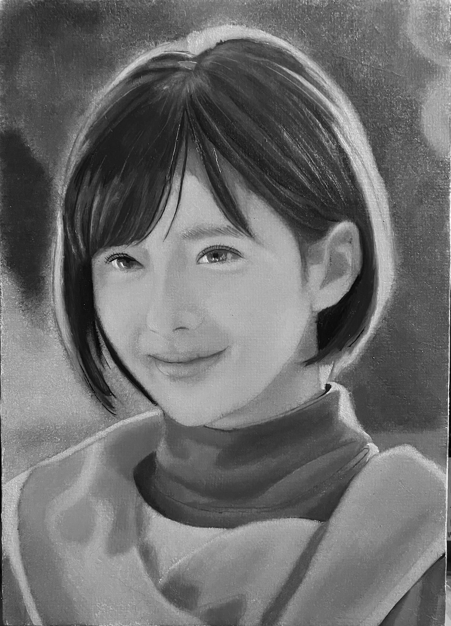 油絵で似顔絵、肖像画を描きます リアルな似顔絵、肖像画を描きます イメージ3