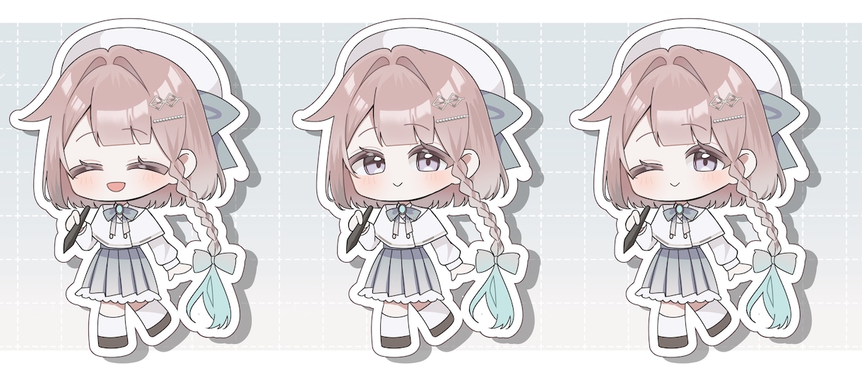 先着3名限定価格　ミニキャライラスト描きます ◇Vtuber配信・動画・グッズなどに イメージ1
