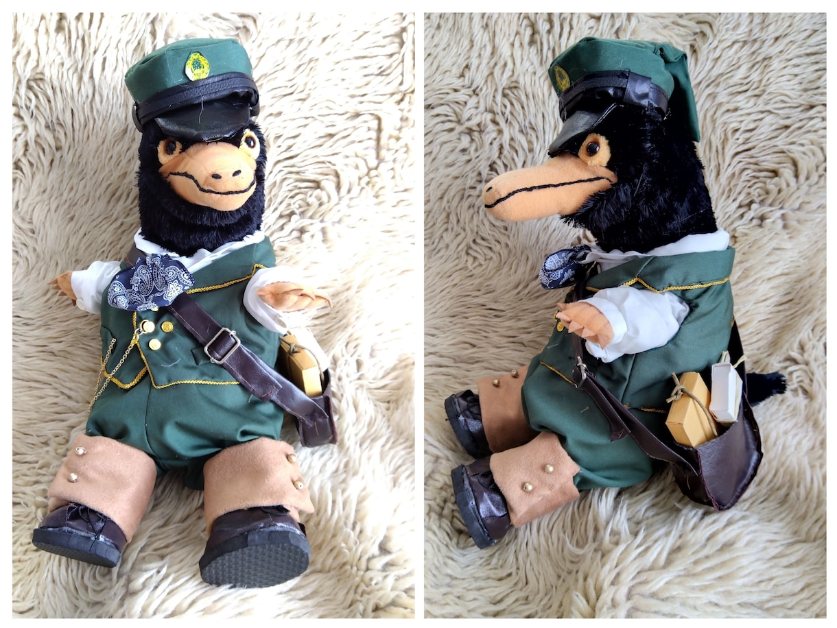 御希望ドールの制服オーダー作成致します 御希望ぬいぐるみに御希望制服の作成オーダー作成致します。 イメージ1