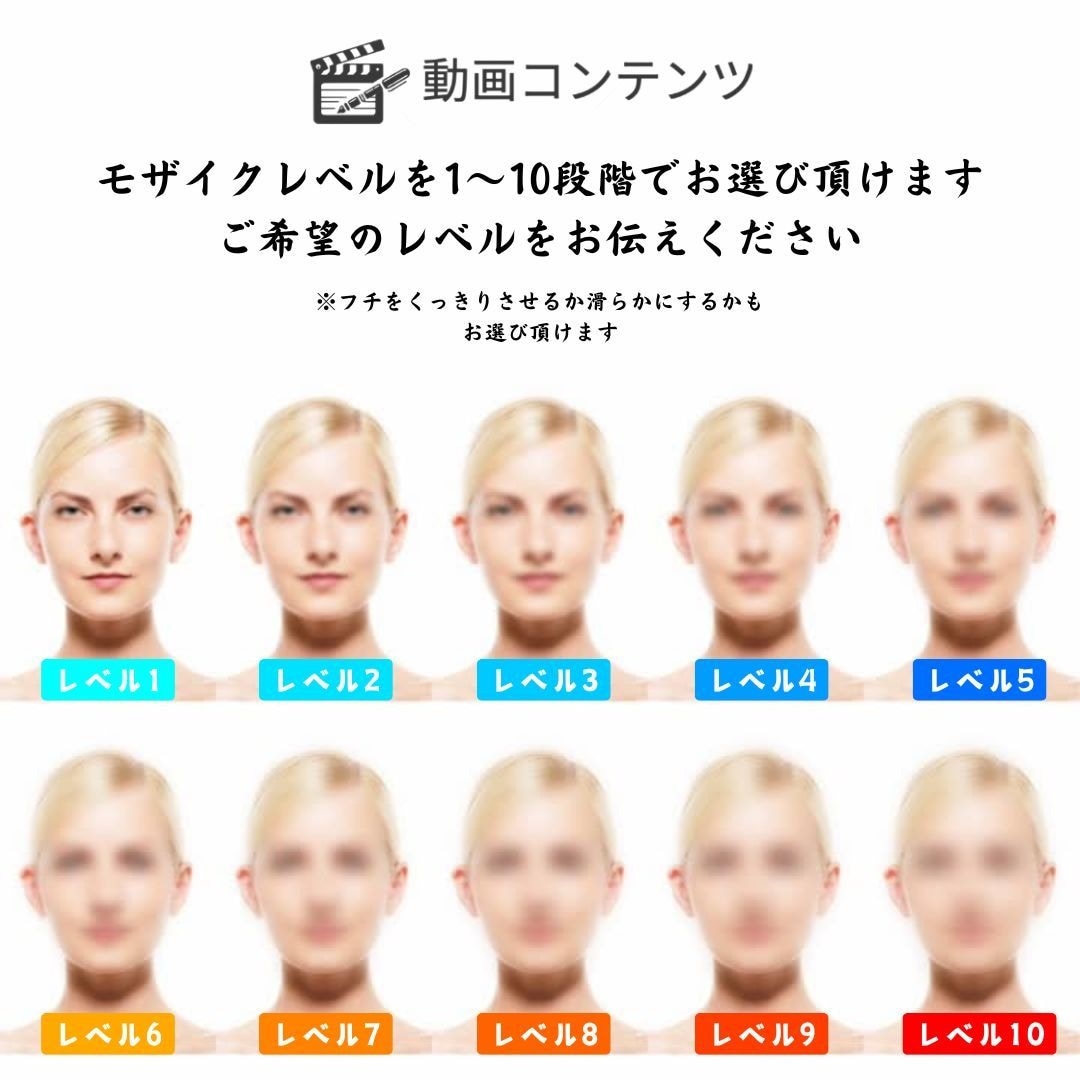 動画へのぼかし処理を行います できるだけ安くしたい方必見！安定の技術をご提供いたます。 イメージ2