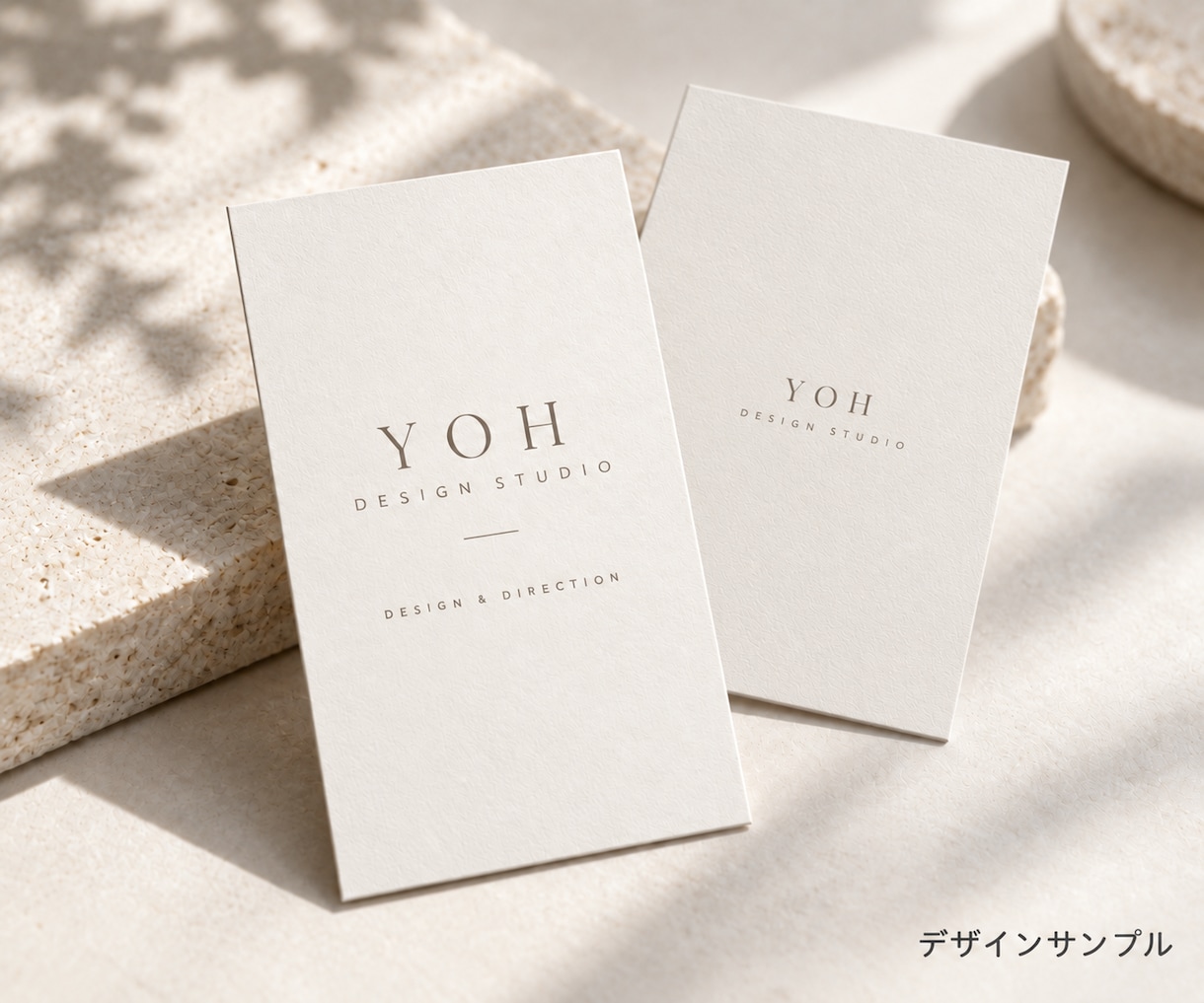 片面・両面の名刺を3,000円で作ります 確定文言からシンプルに制作、言葉の相談にも対応します イメージ2