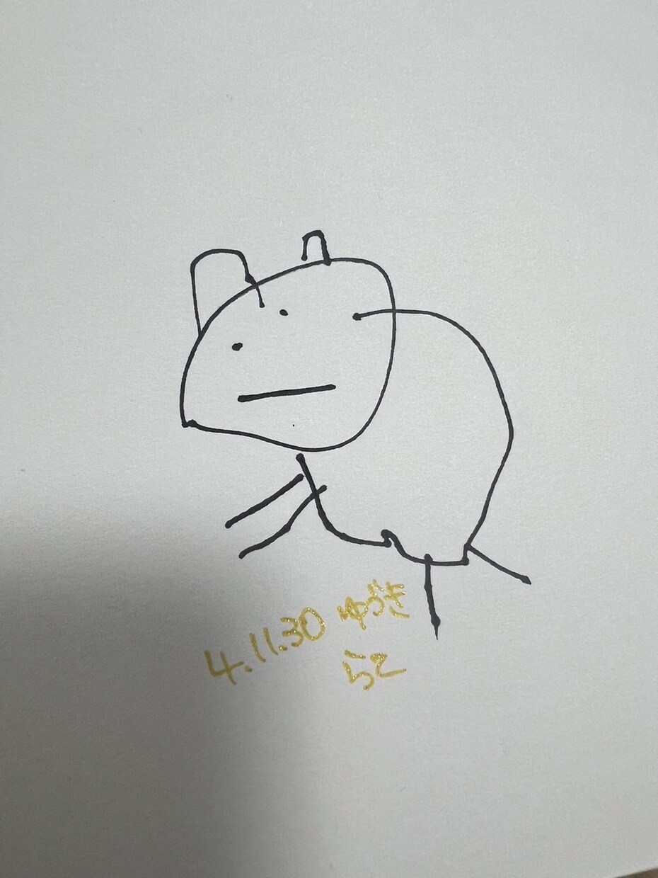 トートバッグに手描きの絵を刺繍します お子様の絵などオリジナルバッグが作れます★ イメージ2