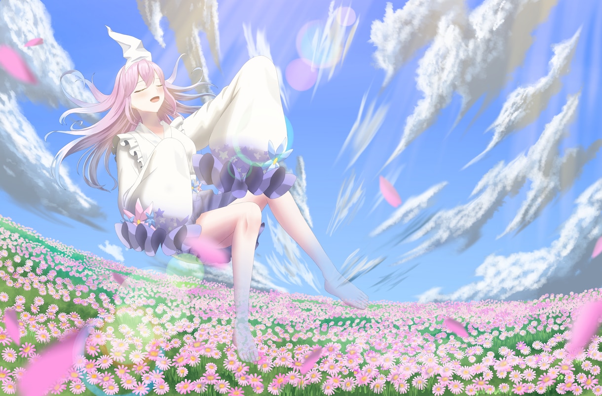 神秘的、美しい情景などを制作します 背景、風景に限らず人物も制作いたします✨ イメージ1