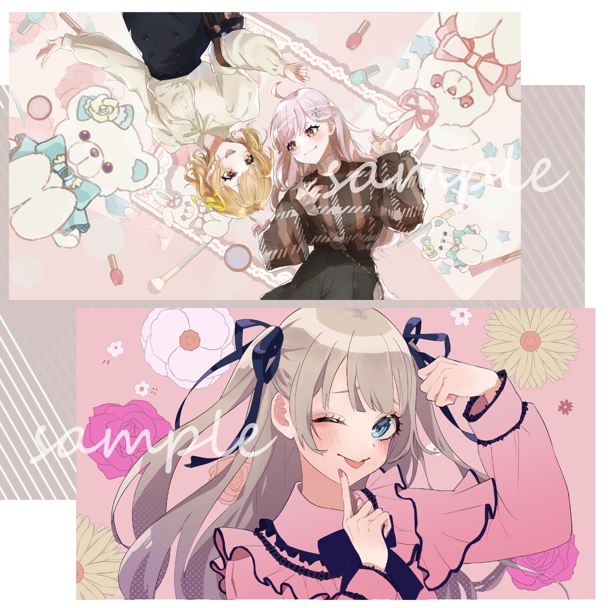 歌みた/サムネ/MVイラストなどの１枚絵承ります 大人かわいい厚塗りの高クオリティなイラストが好きな方必見 イメージ4