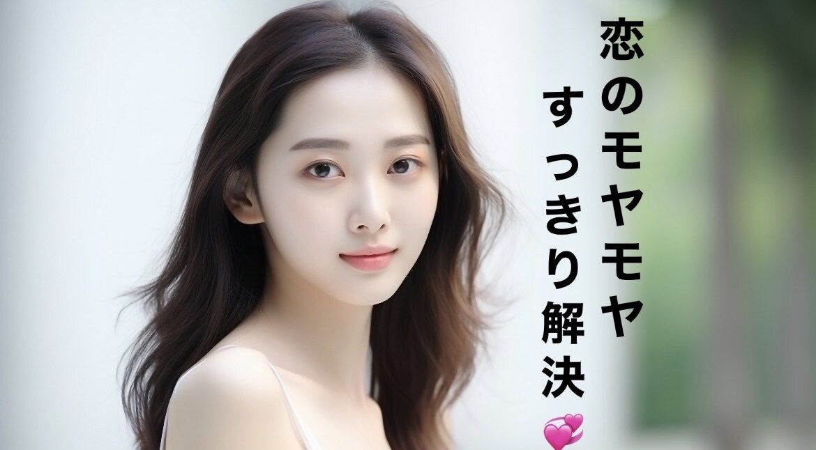 あなたの❣️恋愛❣️の悩み解決いたします 心のモヤモヤ、恋愛相談でスッキリしましょう✨ イメージ1