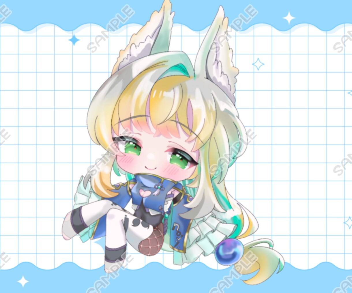 かわいいデフォルメイラストお描きします 配信/動画/グッズなどにご使用いただけます。 イメージ3