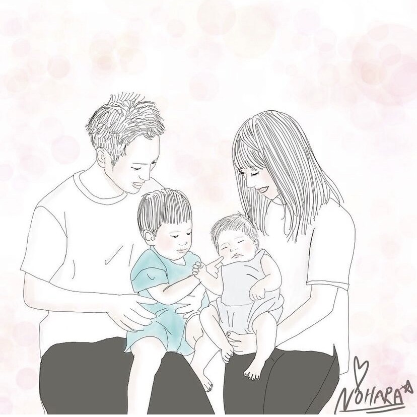 お洒落でそっくり♡思い出イラスト描きます 【5人限定3,000円☆】結婚式場、SNS、自宅でも映えます イメージ10