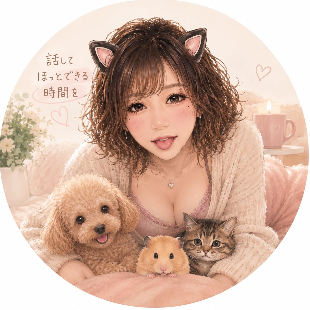 おつかれさまです♡癒しペットになります 短い時間でもココロがつながるひとときを♡ イメージ1