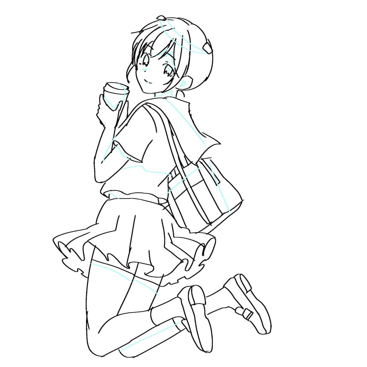 可愛い女の子のイラストを描きます 最短1日でラフをお送り致します イメージ2