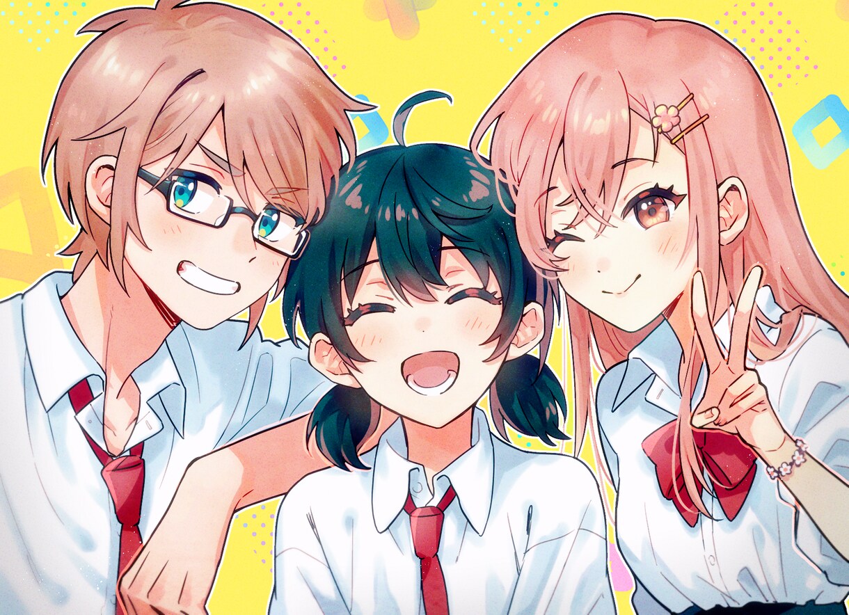 キャラクターイラスト作成します ポップで可愛い表情豊かなキャラクター描きます イメージ3