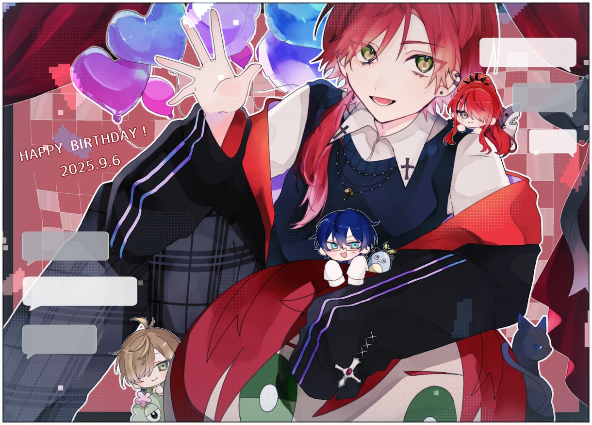 歌ってみたイラスト等お描きします 短期間で納品可能です。ご希望通りのものお描き致します。 イメージ1