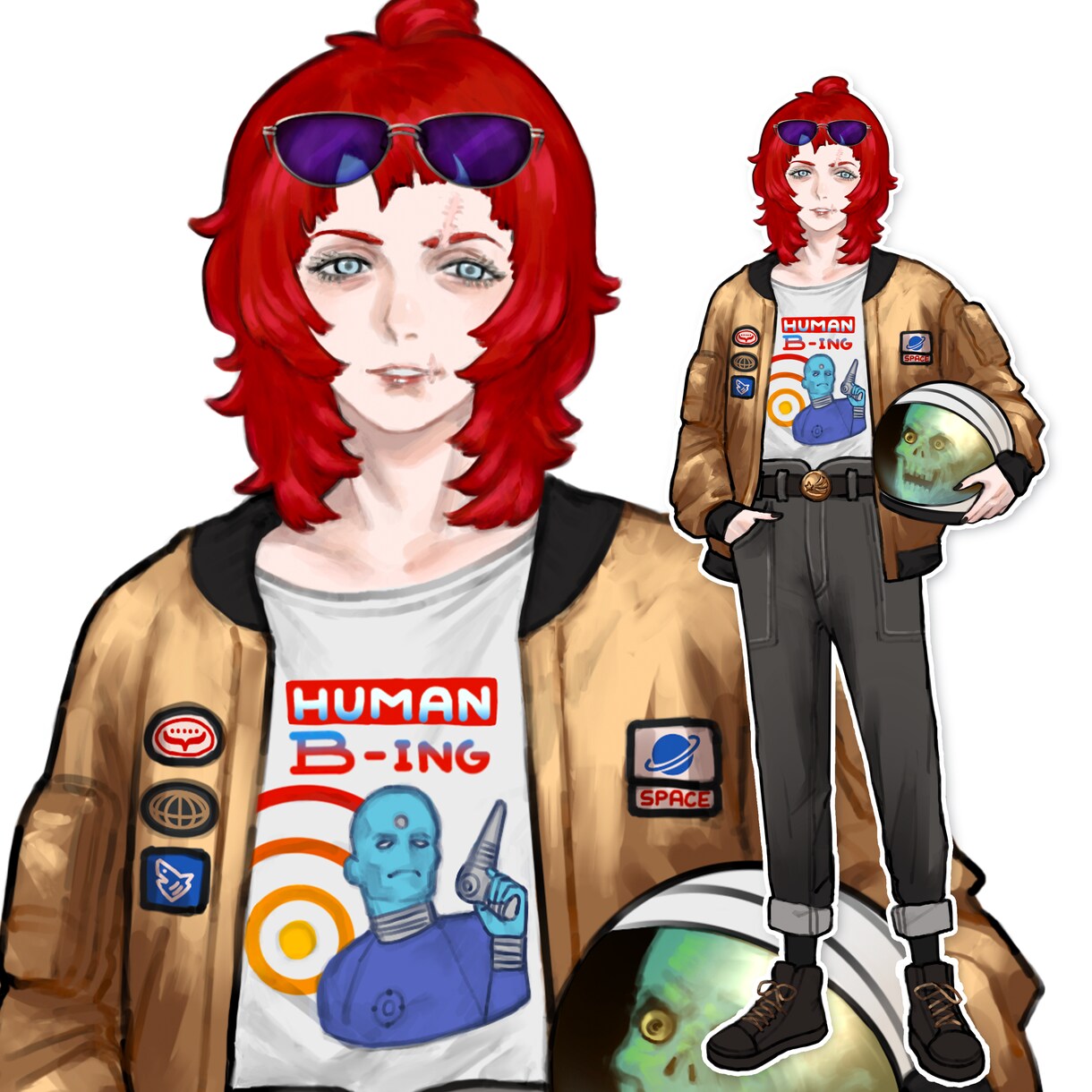 キャラクターデザイン&立ち絵制作します ゲーム、TRPG、動画素材に。厚塗り風の絵柄です。 イメージ5