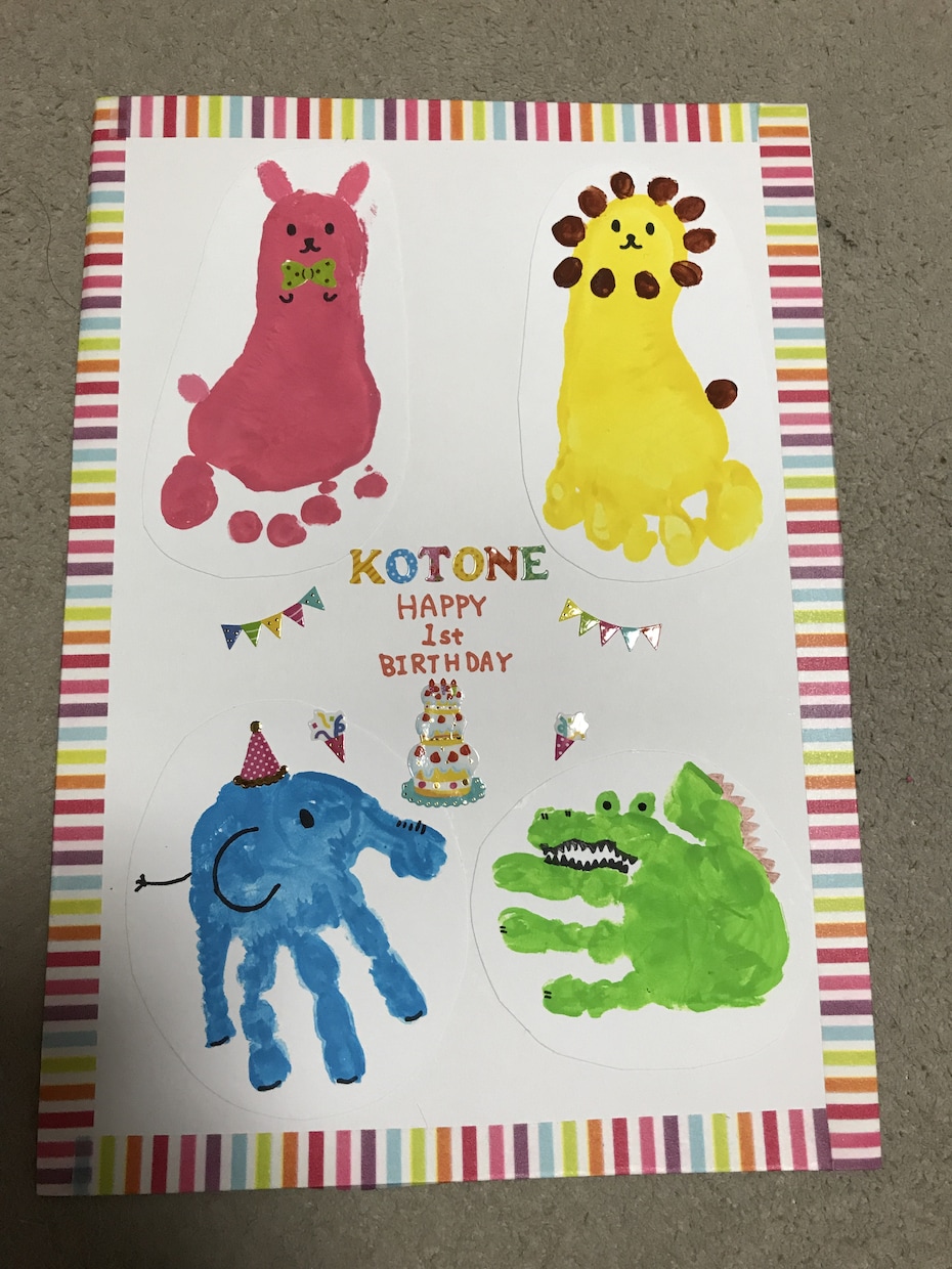 お子さまの手足型アートを作ります 記念に残したいと思っているあなたへ イメージ3