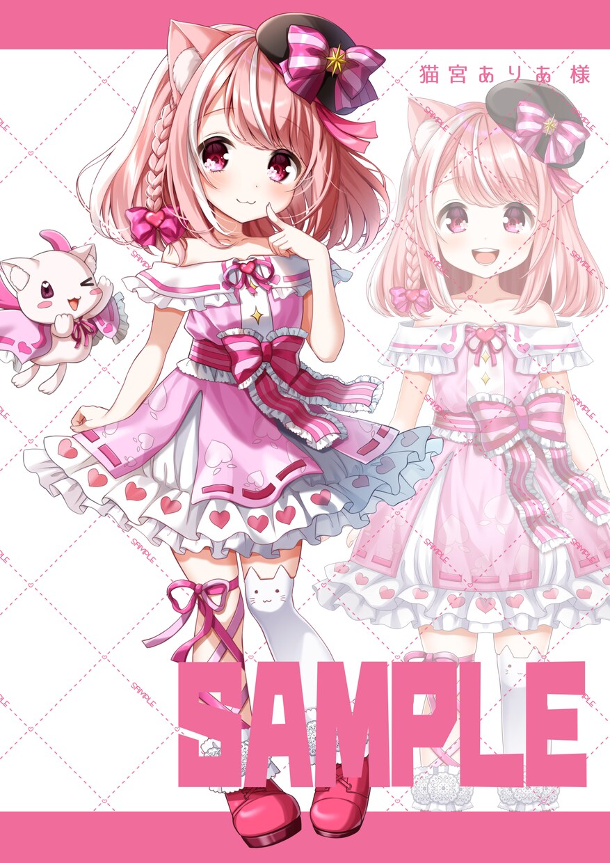 Vtuber向けLive2D用イラストを作成します キャラデザ、イラスト、パーツ分けまでお任せください！ イメージ3