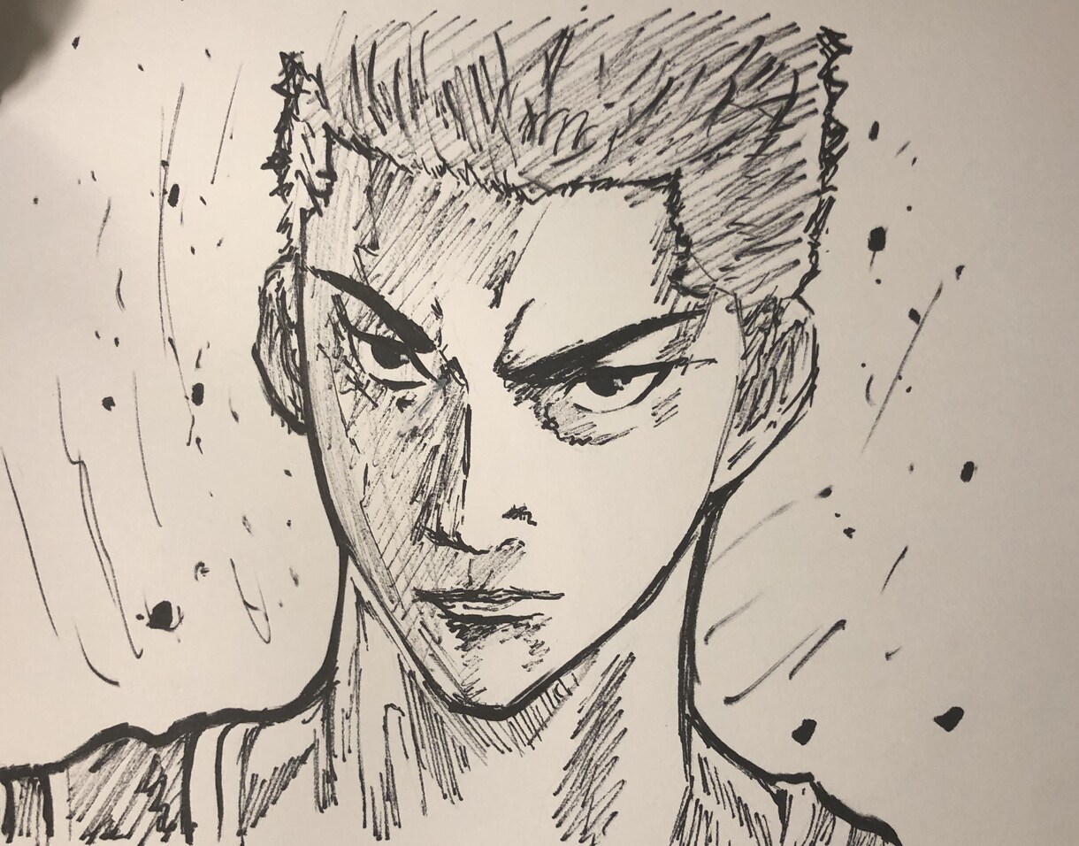 マッキーペンアートを描いてます 水墨画の様なイラストをマッキーペンで描いております。 イメージ8