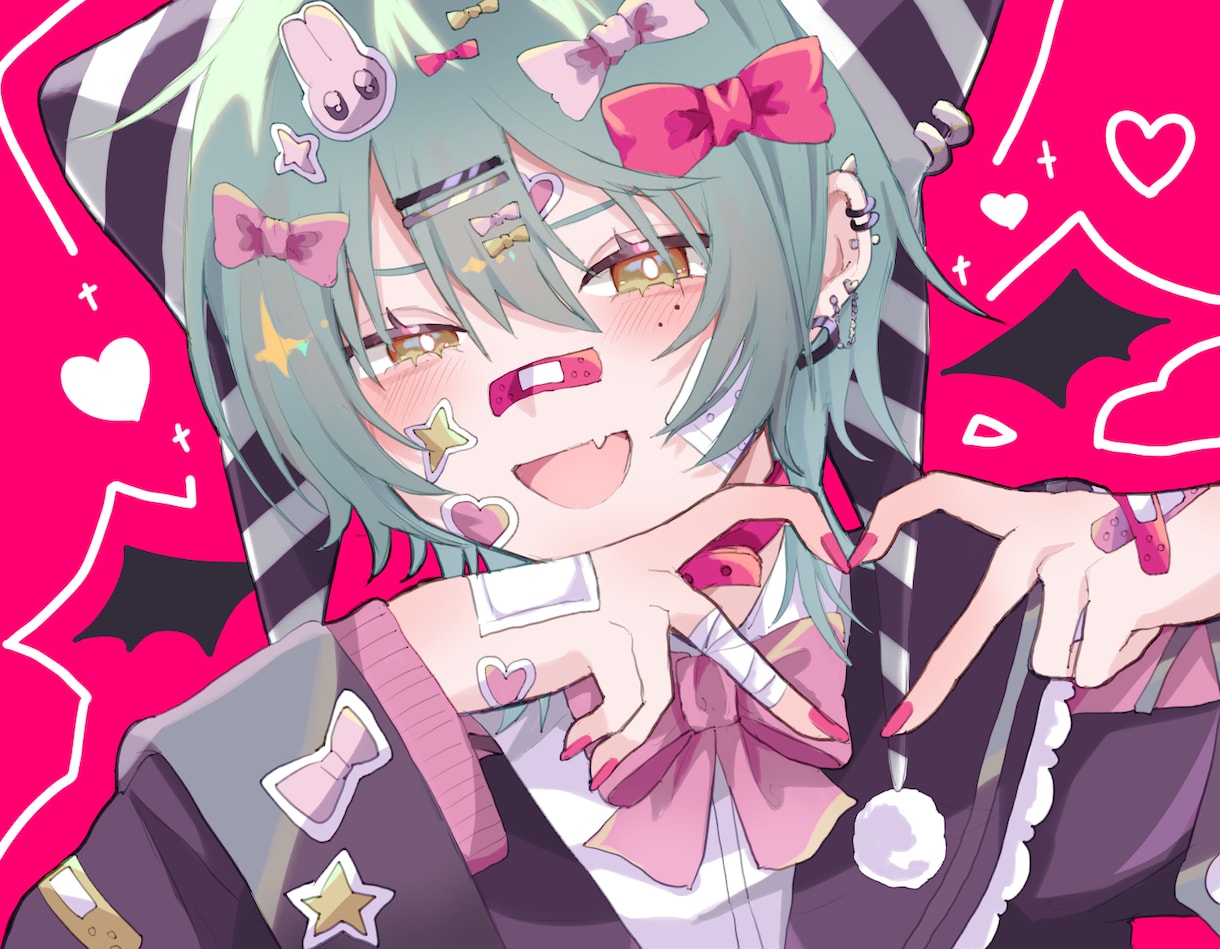 可愛くて魅力的なイラストを描きます YouTube、SNSなどのイラストに！ イメージ2