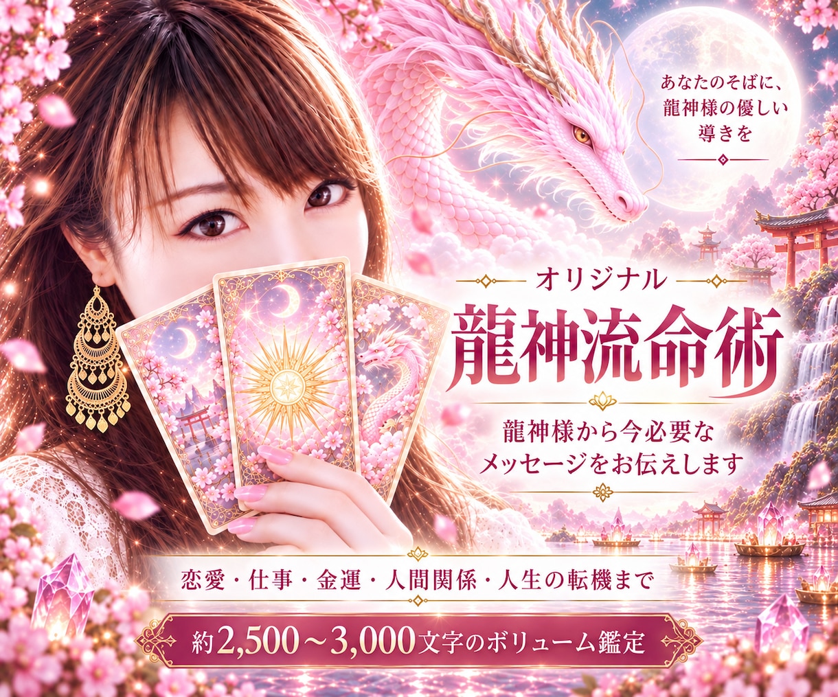 龍神様から今必要なメッセージをお伝えします 七龍神流命術☆ 7龍×7テーマで運気・ご縁・転機を鑑定します イメージ1