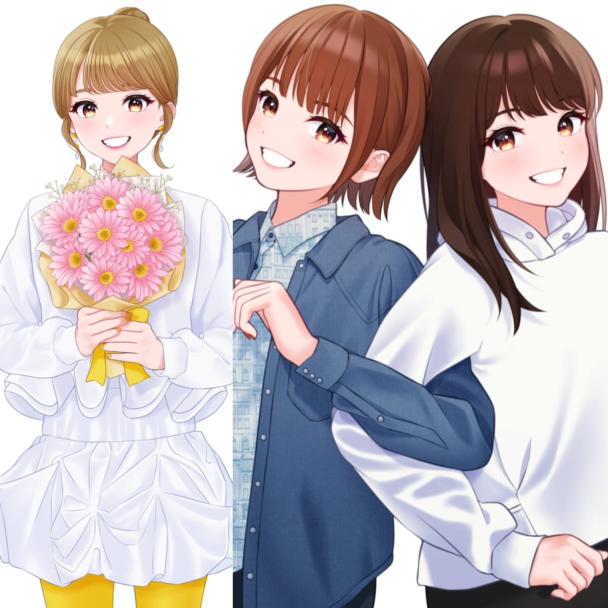大きな印刷にも♪華のある似顔絵を制作いたします 魅力を引き立て、印象に残る作品をお探しの方へ イメージ3