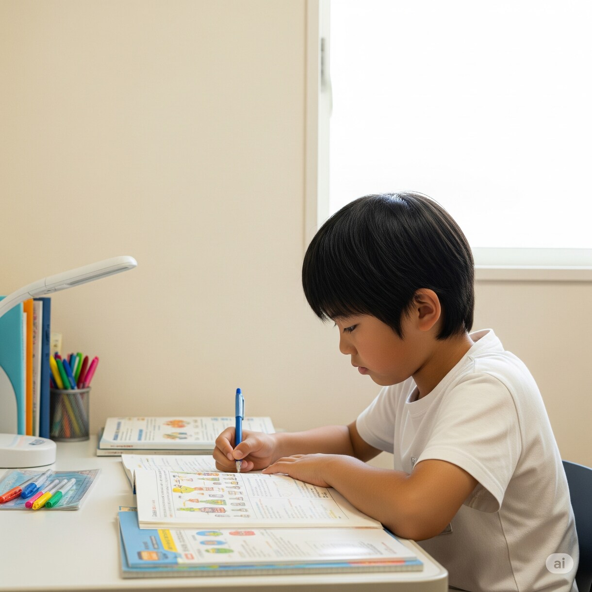 勉強嫌いのお子様と一緒に勉強に取り組みます 勉強習慣から受験まで幅広くお子様のお悩みに寄り添います イメージ2