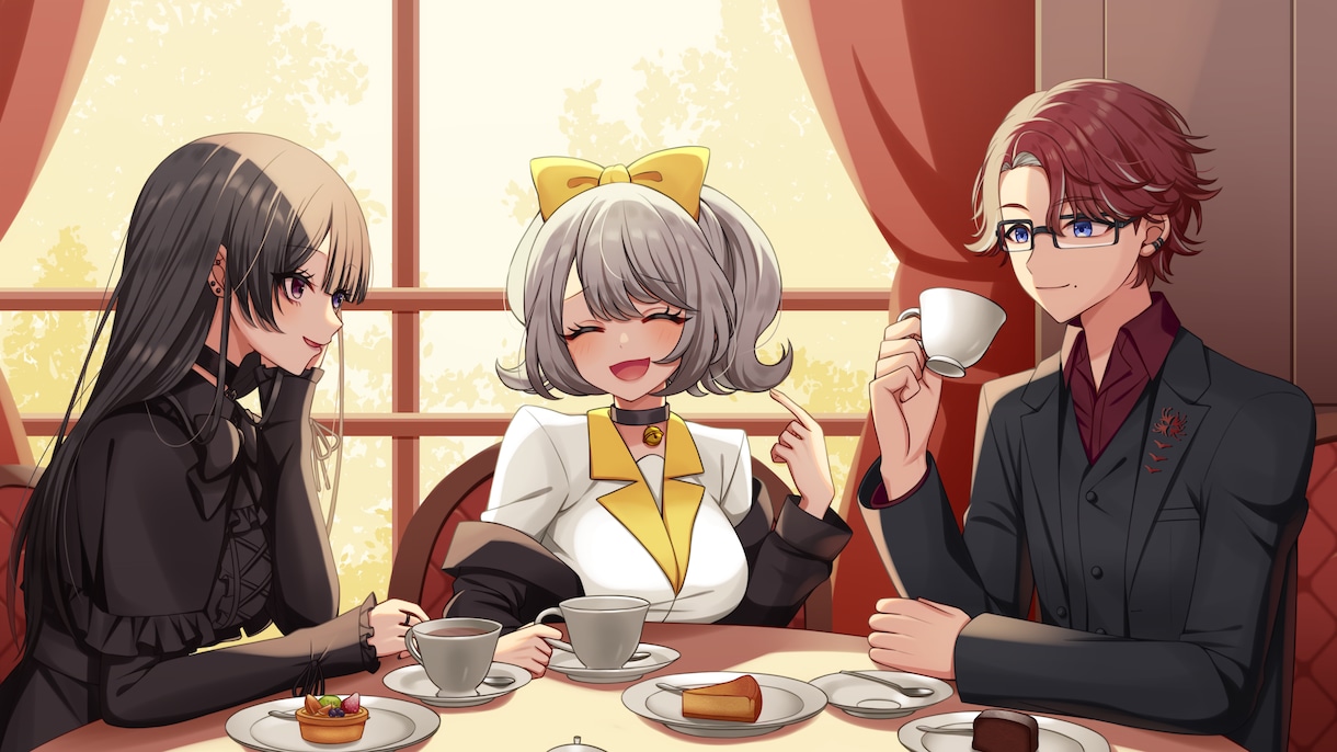 商用OK！魅力的なキャラクターイラスト作成します VTuber活動／SNSアイコン／ヘッダー／観賞用など イメージ2