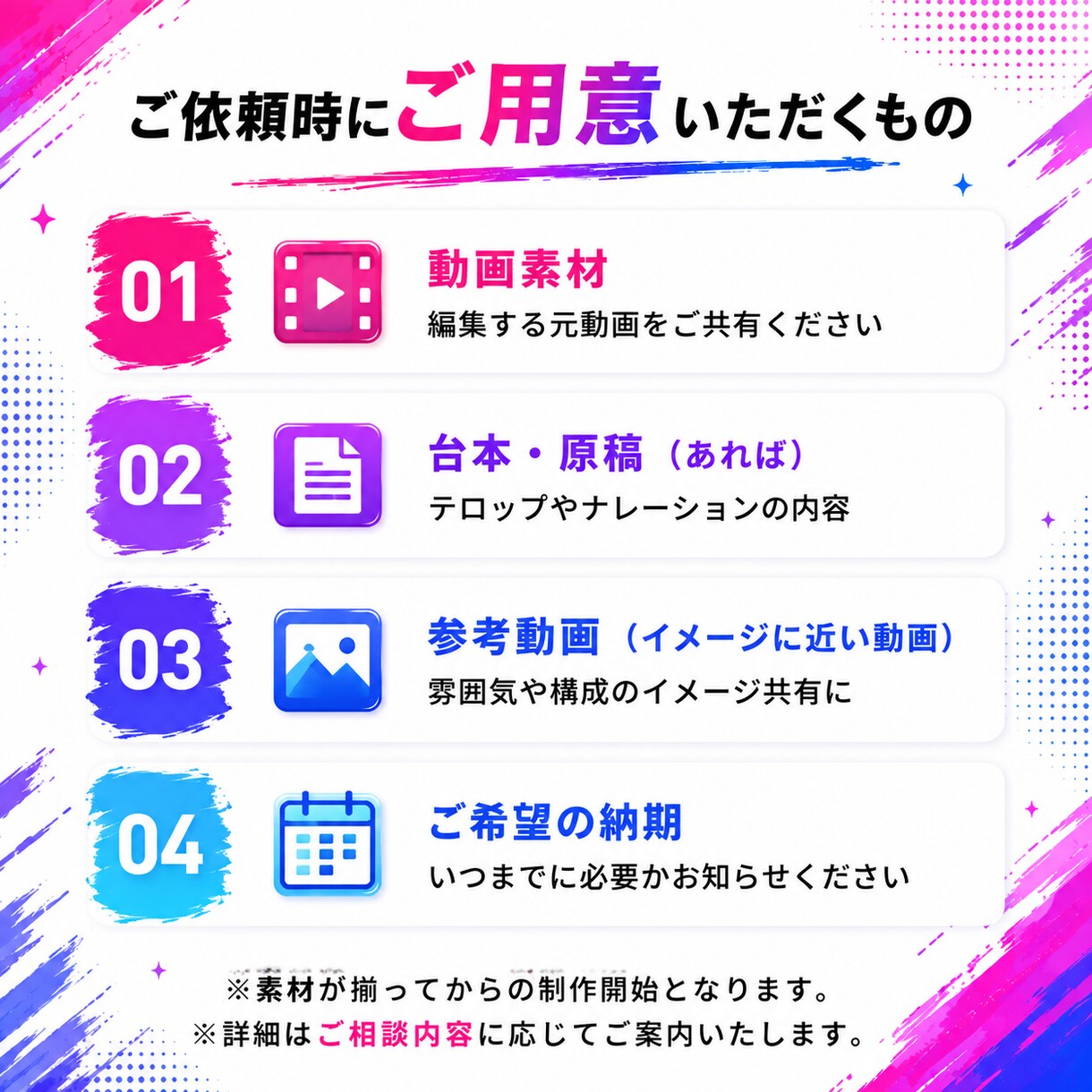 ショート動画を丁寧に編集します テンポよく最後まで見られる動画へ イメージ4
